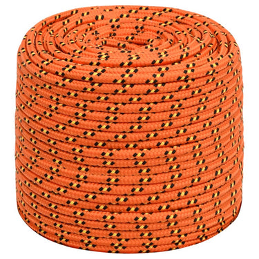 Vidaxl boottouw 10 mm 50 m polypropyleen oranje