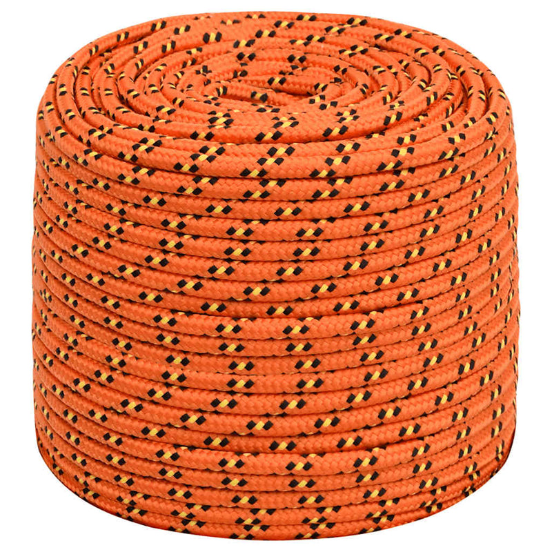 Load image into Gallery viewer, Vidaxl boottouw 10 mm 100 m polypropyleen oranje
