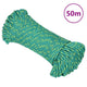 Vidaxl boottouw 3 mm 50 m polypropyleen groen