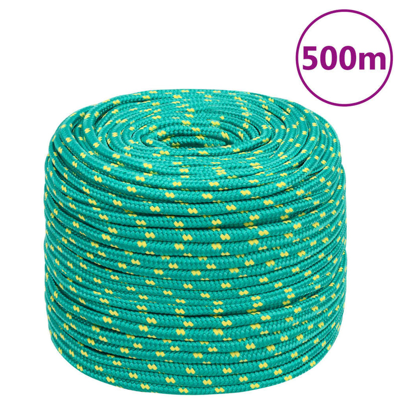 Load image into Gallery viewer, Vidaxl boottouw 6 mm 500 m polypropyleen groen
