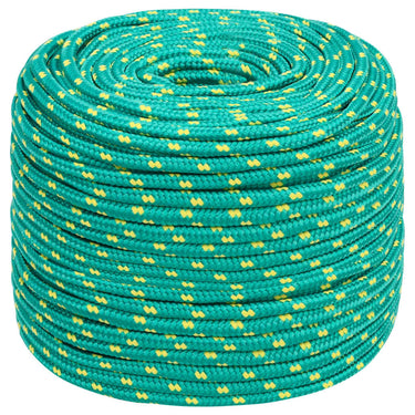 Vidaxl boottouw 10 mm 25 m polypropyleen groen