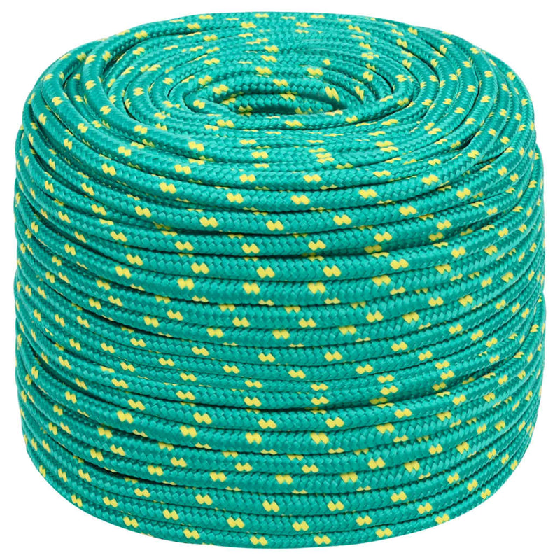 Load image into Gallery viewer, Vidaxl boottouw 10 mm 100 m polypropyleen groen
