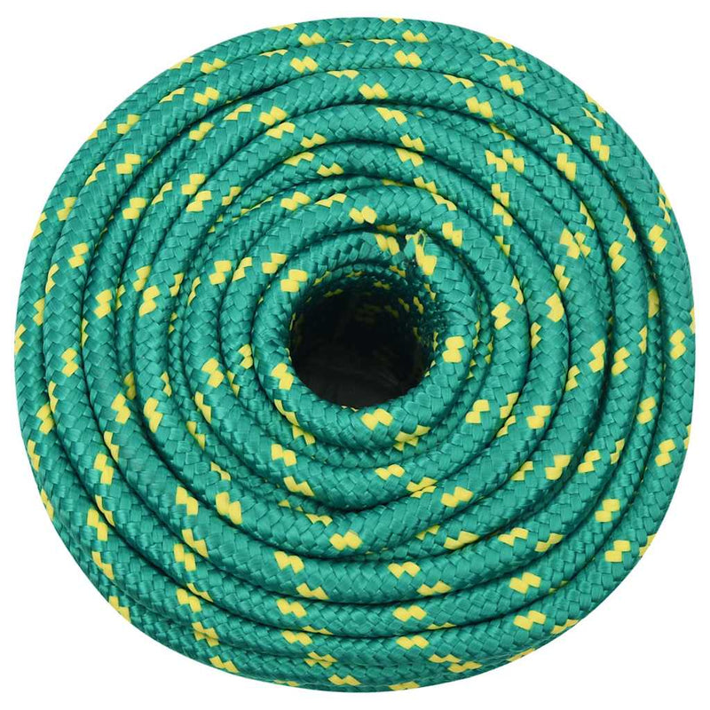Afbeelding laden in galerijviewer, Vidaxl boottouw 12 mm 50 m polypropyleen groen
