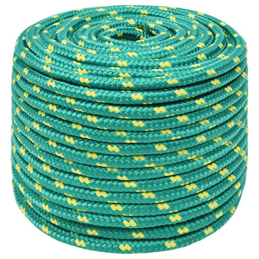 Vidaxl boottouw 14 mm 100 m polypropyleen groen
