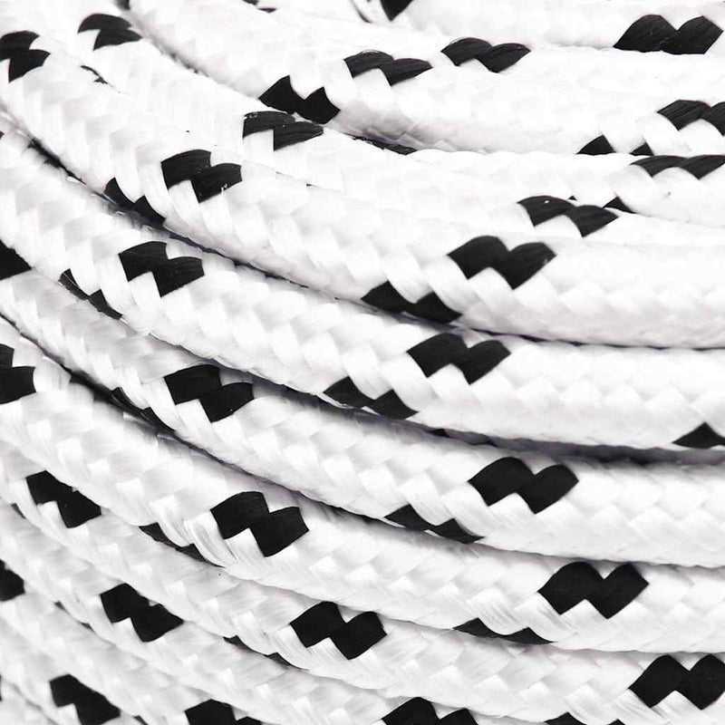 ギャラリービューアに画像をロードする, Vidaxl boottouw gevlochten 8 mmx25 m polyester wit
