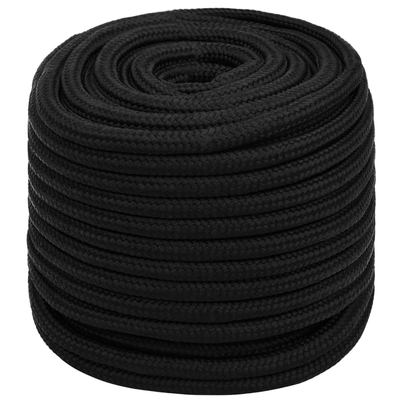 Load image into Gallery viewer, Vidaxl werktouw 18 mm 25 m polyester zwart
