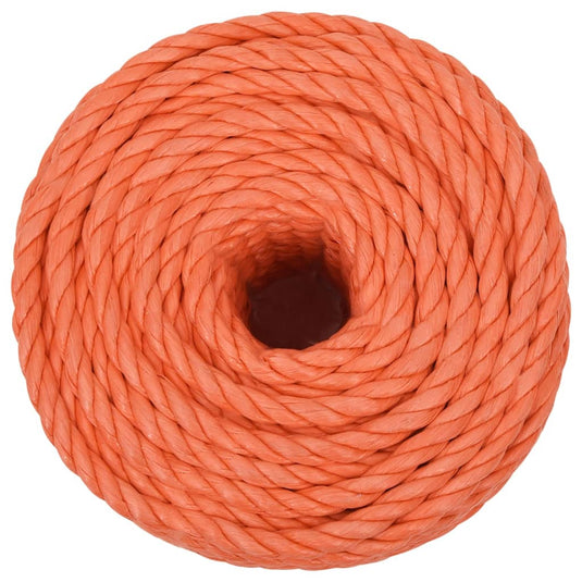 Vidaxl werktouw 16 mm 25 m polypropeen oranje