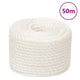 Vidaxl werktouw 10 mm 50 m polypropeen wit