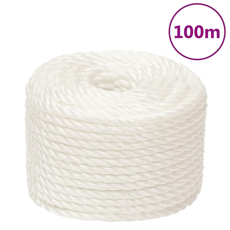 Load image into Gallery viewer, Vidaxl werktouw 16 mm 100 m polypropeen wit
