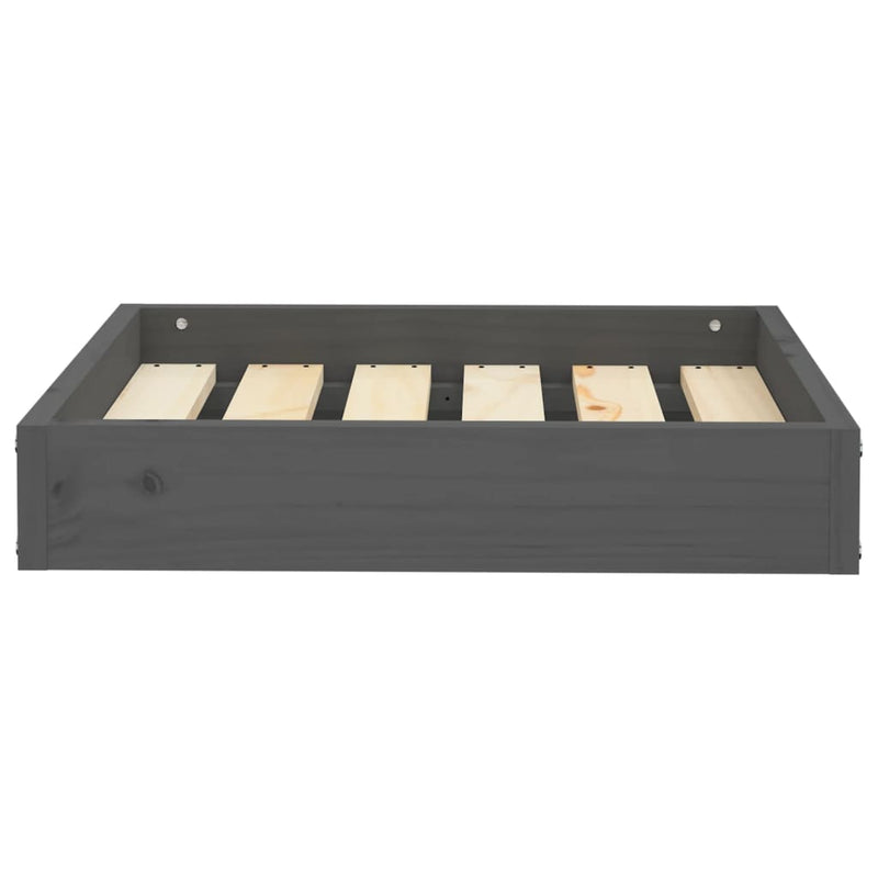 Load image into Gallery viewer, Vidaxl hondenmand 51,5x44x9 cm massief grenenhout grijs
