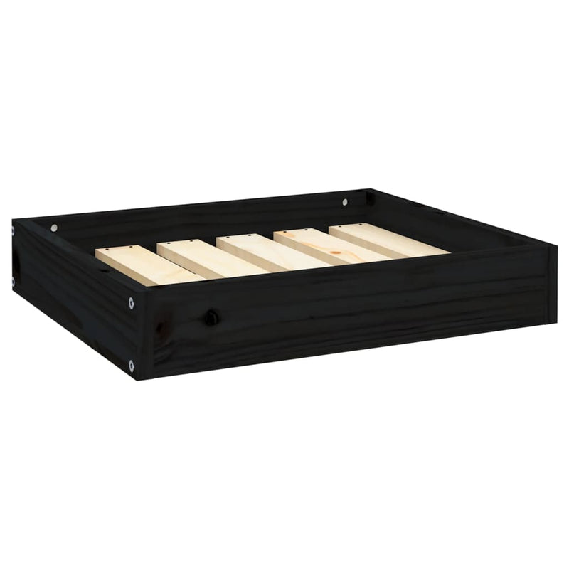 Load image into Gallery viewer, Vidaxl hondenmand 51,5x44x9 cm massief grenenhout zwart
