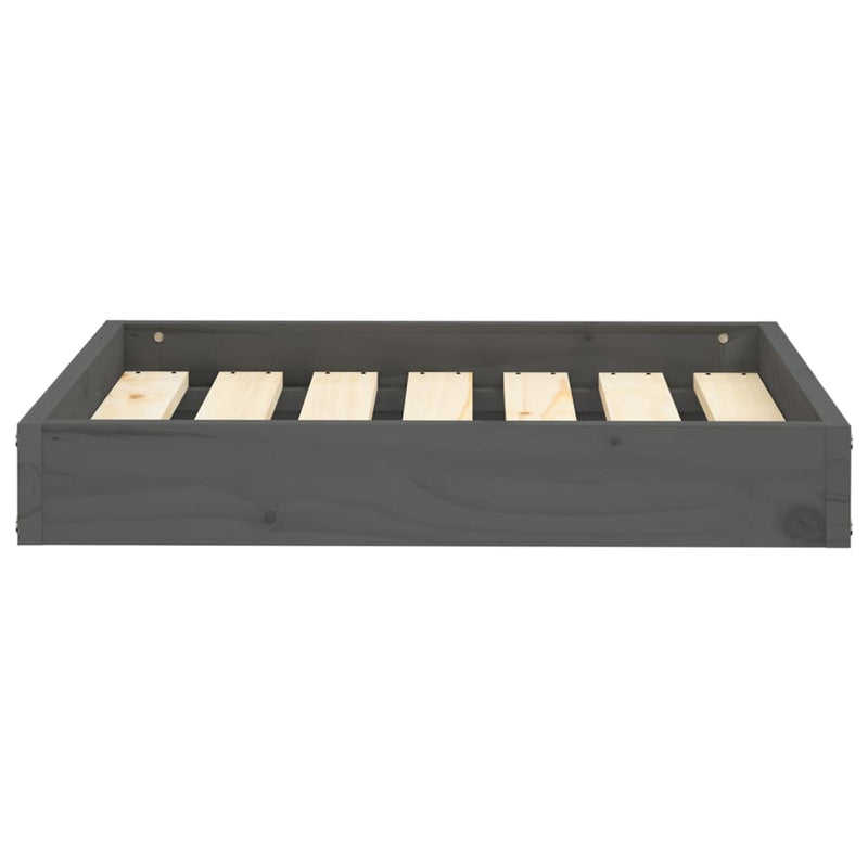 Load image into Gallery viewer, Vidaxl hondenmand 61,5x49x9 cm massief grenenhout grijs

