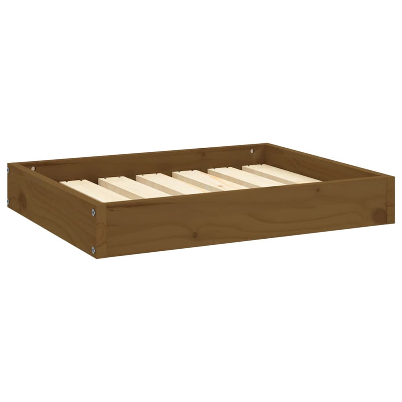 Load image into Gallery viewer, Vidaxl hondenmand 61,5x49x9 cm massief grenenhout honingbruin
