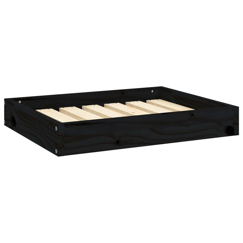 Load image into Gallery viewer, Vidaxl hondenmand 61,5x49x9 cm massief grenenhout zwart
