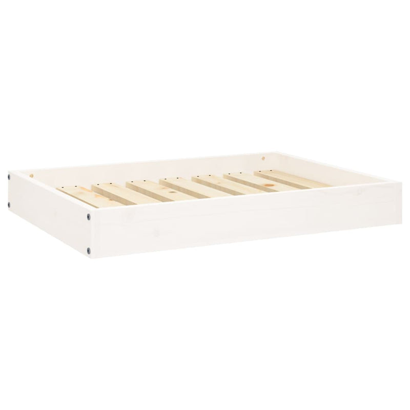 Load image into Gallery viewer, Vidaxl hondenmand 71,5x54x9 cm massief grenenhout wit
