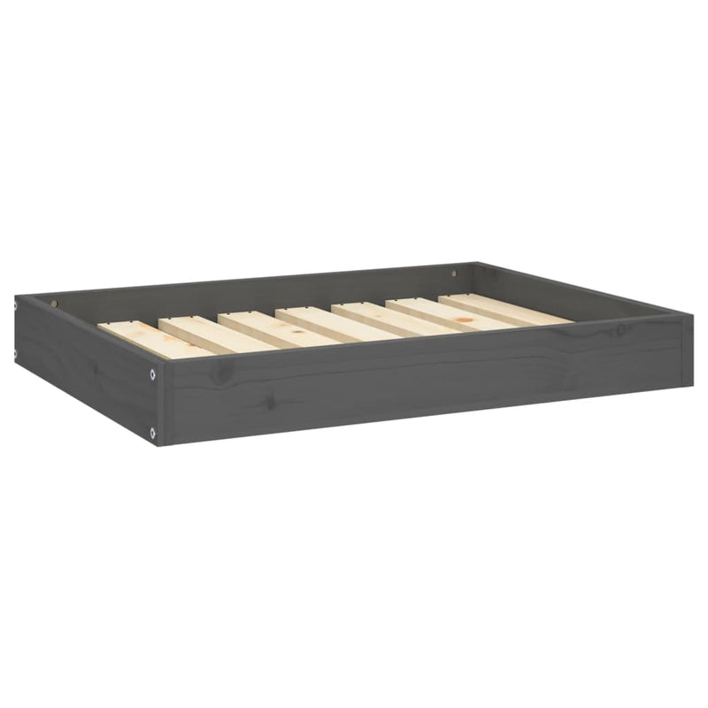 Load image into Gallery viewer, VidaXL Hondenmand 71,5x54x9 cm massief grenenhout grijs
