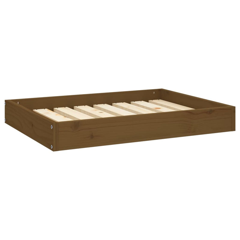 Load image into Gallery viewer, Vidaxl hondenmand 71,5x54x9 cm massief grenenhout honingbruin
