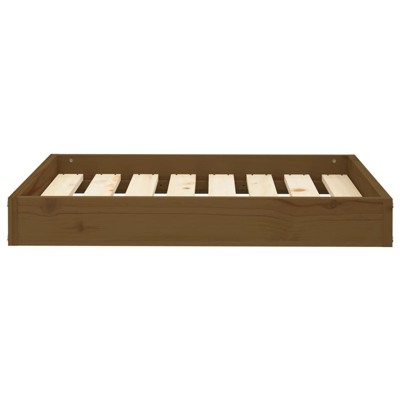 Load image into Gallery viewer, Vidaxl hondenmand 71,5x54x9 cm massief grenenhout honingbruin
