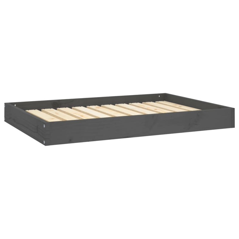 Load image into Gallery viewer, VidaXL Hondenmand 91,5x64x9 cm massief grenenhout grijs
