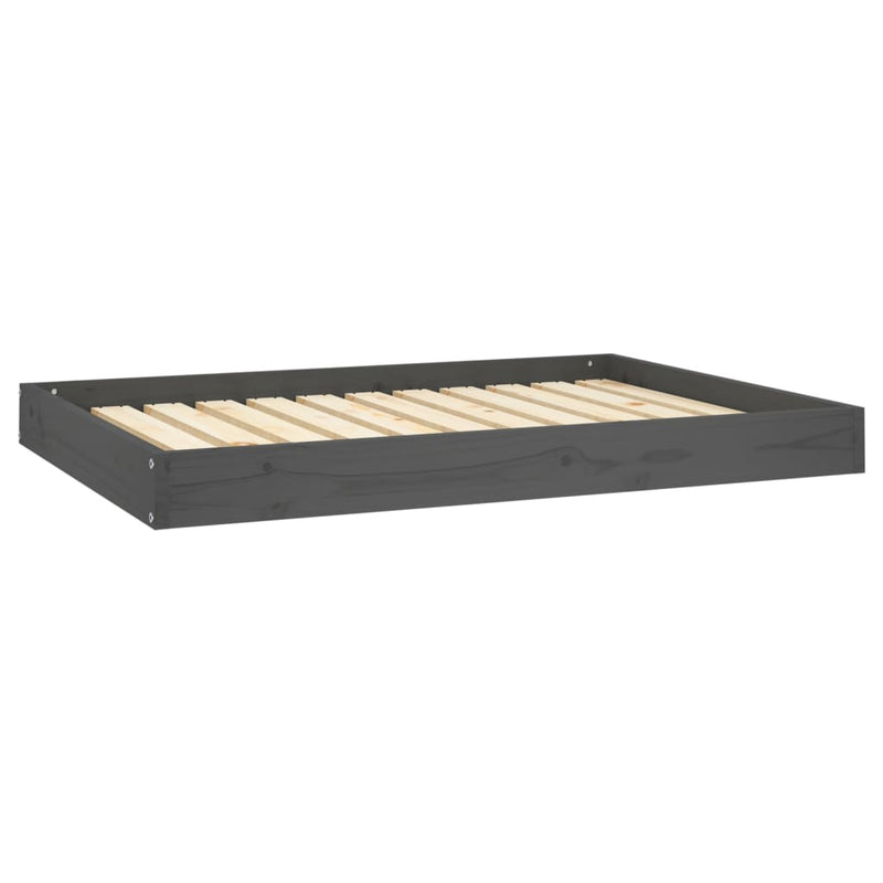 Load image into Gallery viewer, VidaXL Hondenmand 101,5x74x9 cm massief grenenhout grijs
