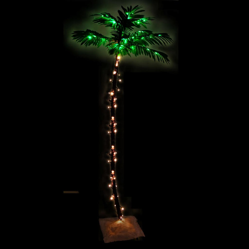 Load image into Gallery viewer, Vidaxl palmboom led 96 led's warmwit 180 cm
