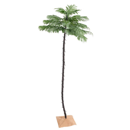 Vidaxl palmboom led 252 led's warmwit 400 cm