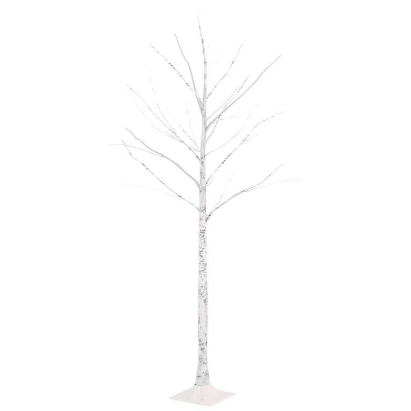 Load image into Gallery viewer, Vidaxl berkenboom led 72 led's warmwit 150 cm wit
