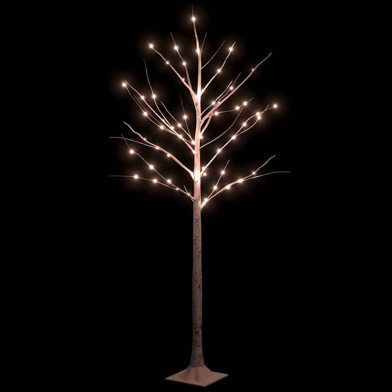 Load image into Gallery viewer, Vidaxl berkenboom led 72 led's warmwit 150 cm wit
