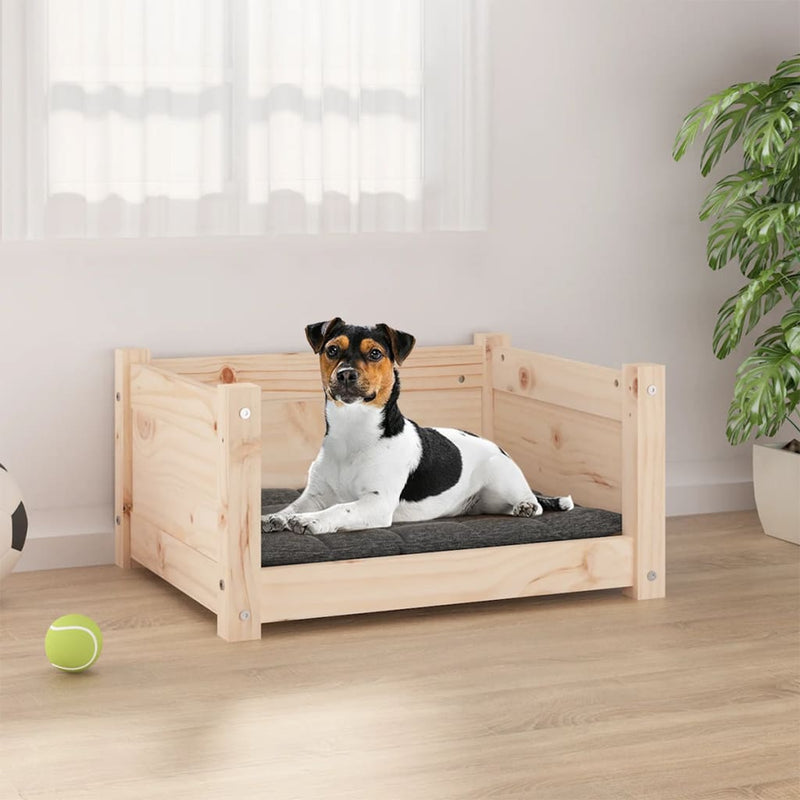 Load image into Gallery viewer, Vidaxl hondenbed 55,5x45,5x28 cm massief grenenhout
