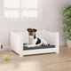 Vidaxl hondenmand 55,5x45,5x28 cm massief grenenhout wit