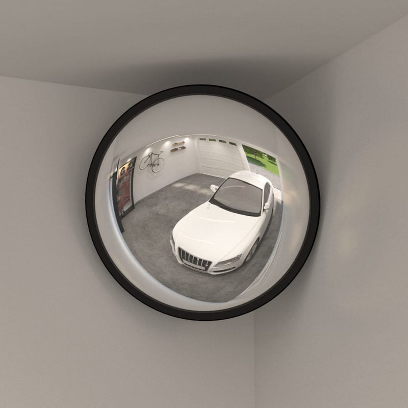 Load image into Gallery viewer, Vidaxl binnen verkeersspiegel convex zwart ø40 cm acryl
