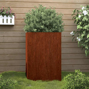 Vidaxl plantenbak 52x48x75 cm cortenstaal