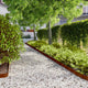 Vidaxl gazonranden 10 stuks 10x103 cm flexibel cortenstaal