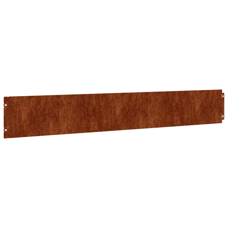 Load image into Gallery viewer, Vidaxl gazonranden 10 stuks 15x103 cm flexibel cortenstaal
