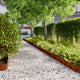 Vidaxl gazonranden 50 stuks 15x103 cm flexibel cortenstaal