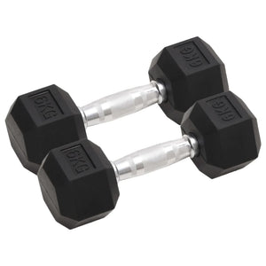 Vidaxl halters 2 st 12 kg totaal gietijzer