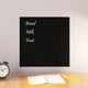 Vidaxl magneetbord wandgemonteerd 40x40 cm gehard glas zwart