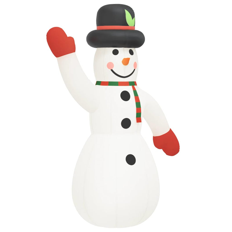 Load image into Gallery viewer, Vidaxl sneeuwpop opblaasbaar met led's 370 cm
