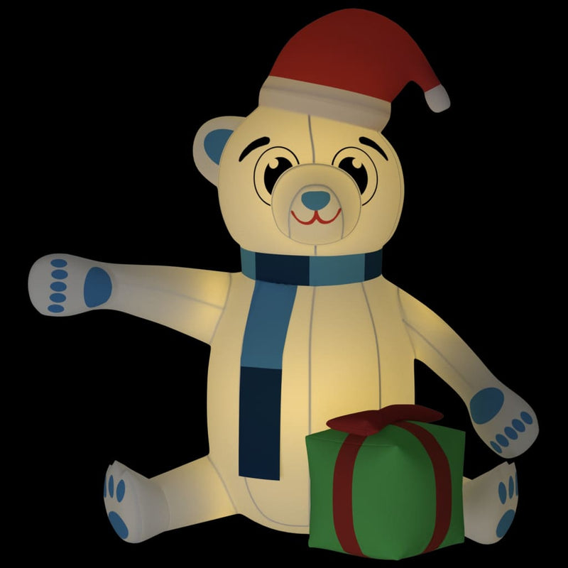 Load image into Gallery viewer, Vidaxl kerstbeer met led's opblaasbaar 180 cm
