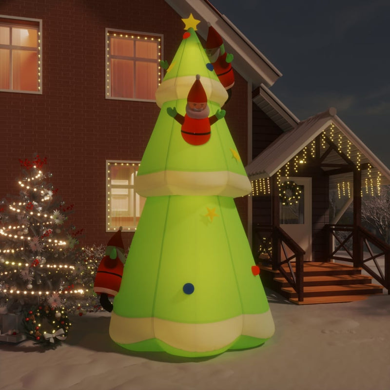 Load image into Gallery viewer, Vidaxl kerstboom opblaasbaar met led's 500 cm
