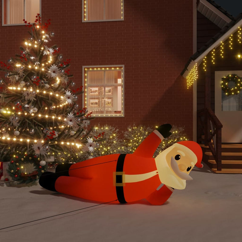 Load image into Gallery viewer, VidaXL Kerstman opblaasbaar LED 160 cm
