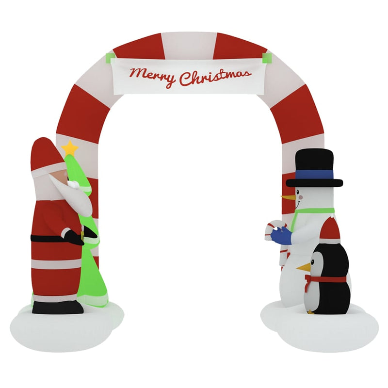 Load image into Gallery viewer, Vidaxl kerstboog opblaasbaar met led's 260 cm
