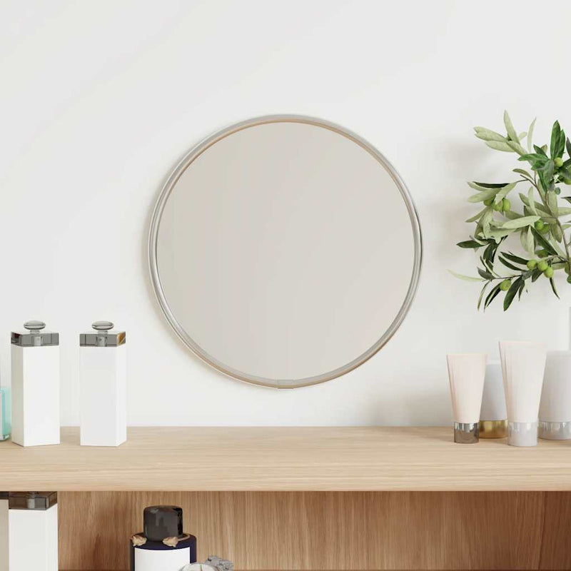 Load image into Gallery viewer, Vidaxl wandspiegel rond ø20 cm zilverkleurig
