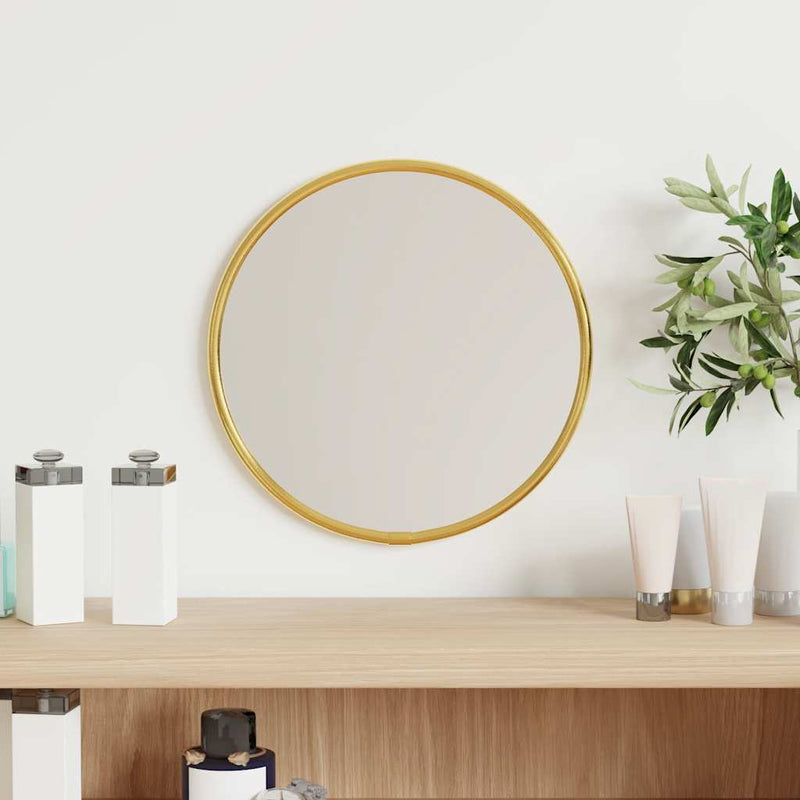 Load image into Gallery viewer, Vidaxl wandspiegel rond ø20 cm goudkleurig
