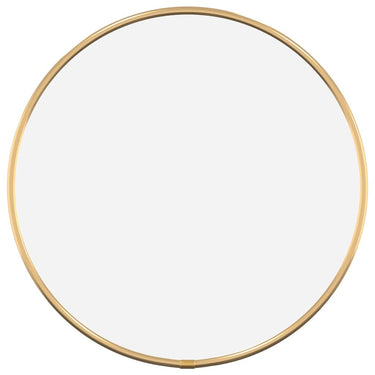 Vidaxl wandspiegel rond ø30 cm goudkleurig