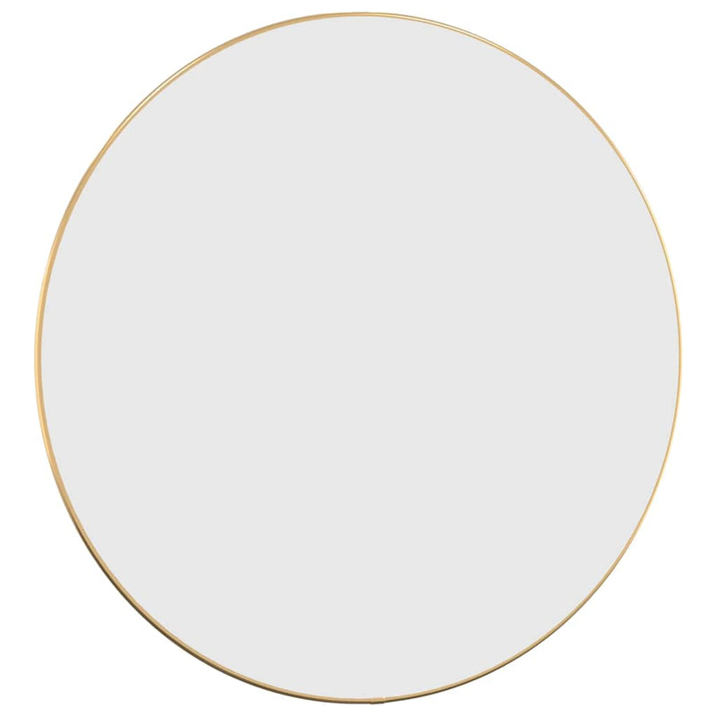 Load image into Gallery viewer, Vidaxl wandspiegel rond ø60 cm goudkleurig
