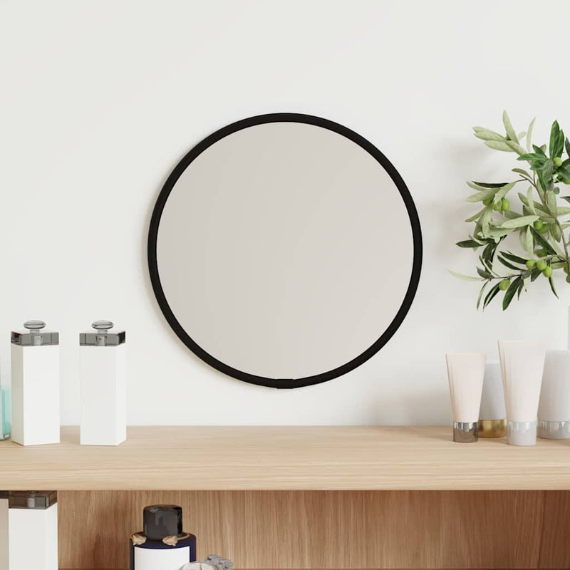Load image into Gallery viewer, Vidaxl wandspiegel rond ø20 cm zwart
