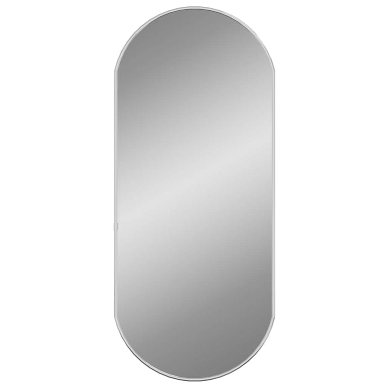 Load image into Gallery viewer, Vidaxl wandspiegel 70x30 cm ovaal zilverkleurig

