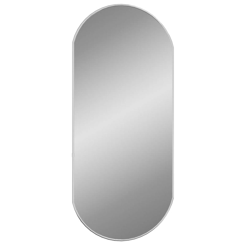 Load image into Gallery viewer, Vidaxl wandspiegel 80x35 cm ovaal zilverkleurig
