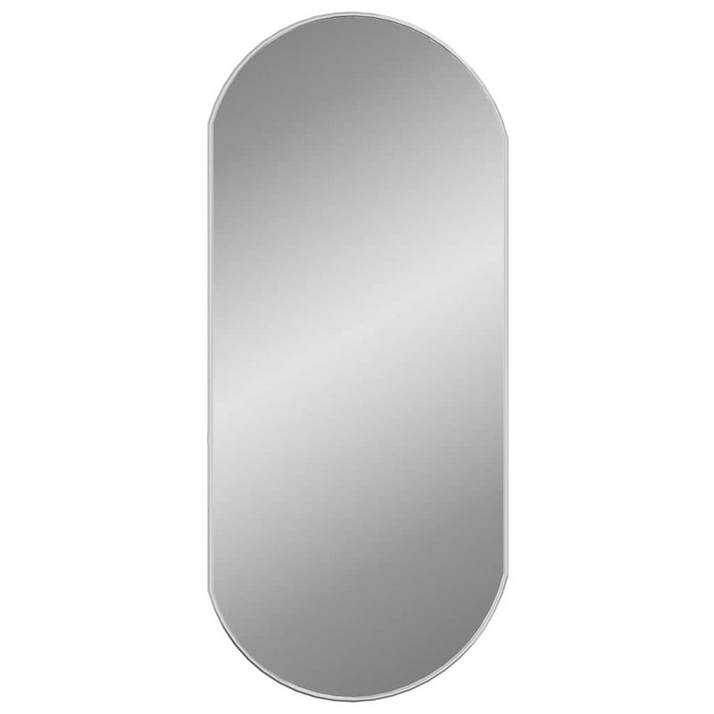 Load image into Gallery viewer, Vidaxl wandspiegel 90x40 cm ovaal zilverkleurig
